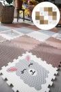 Pěnový dětský koberec - beránek, lama 0119 